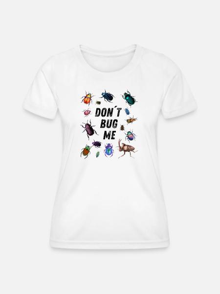 Don´t bug me - Käferliebe - Frauen Funktions-T-Shirt - Weiß