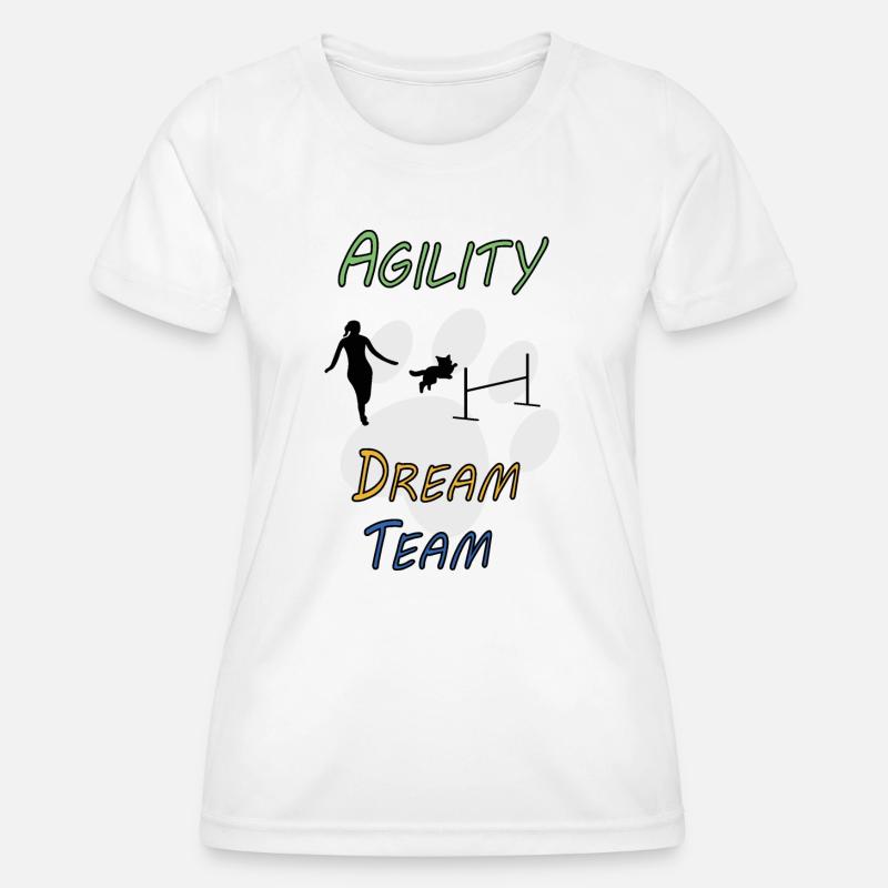 Agility Dream Team - Women's Functional T-Shirt - white
