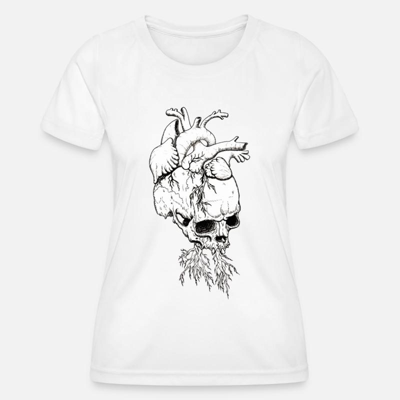 headache heartache - Women's Functional T-Shirt - white