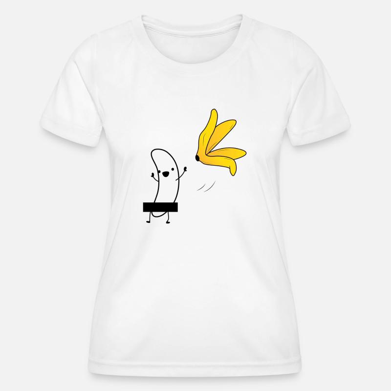 banana - Women's Functional T-Shirt - white