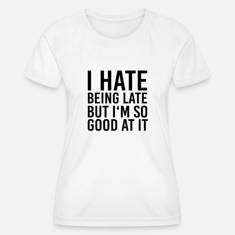 Late delay - Women's Functional T-Shirt - white