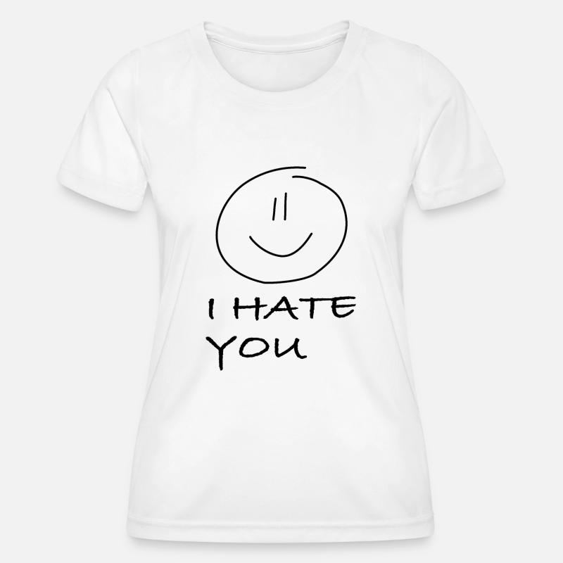 Smile - Women's Functional T-Shirt - white