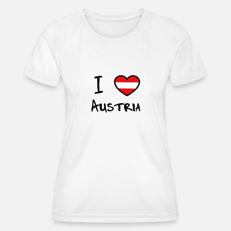 austria - Women's Functional T-Shirt - white