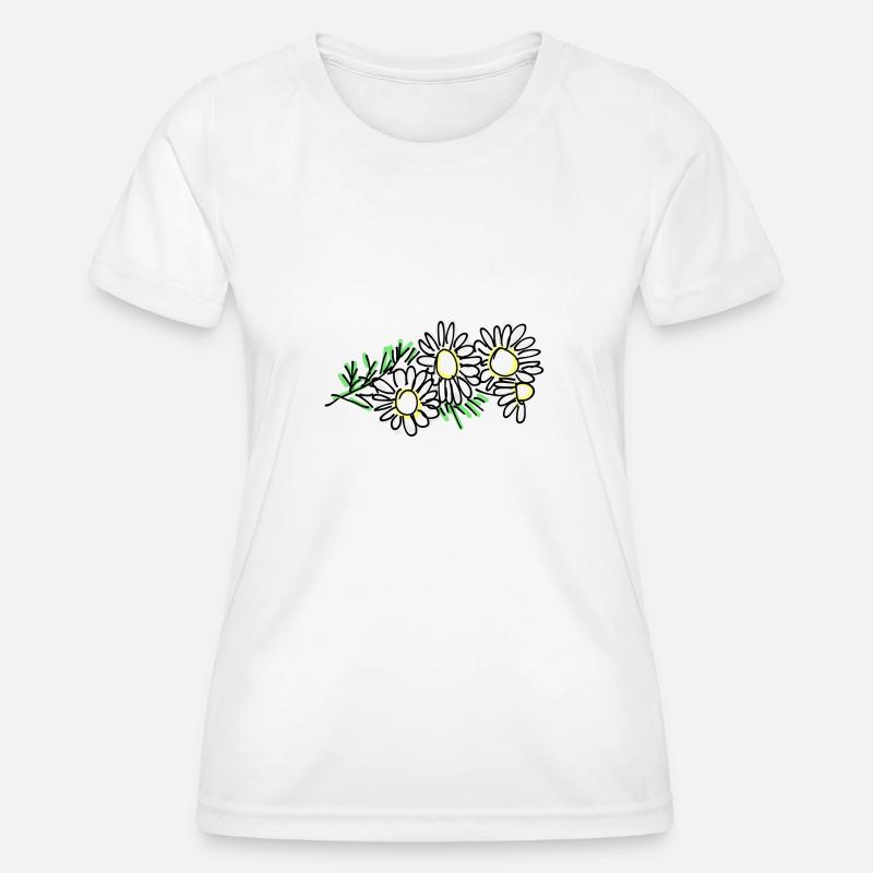 chamomile - Women's Functional T-Shirt - white