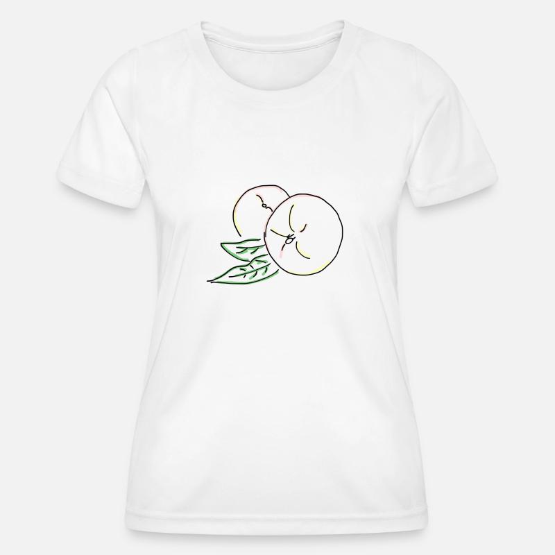 peach - Women's Functional T-Shirt - white
