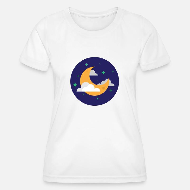 Moon - Women's Functional T-Shirt - white