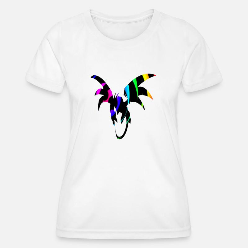 Dragon Bow Dragon Loop - Women's Functional T-Shirt - white
