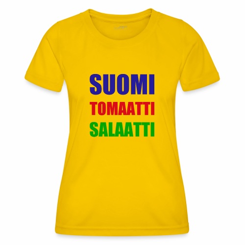 SUOMI SALAATTI tomater - Funksjons-T-skjorte for kvinner