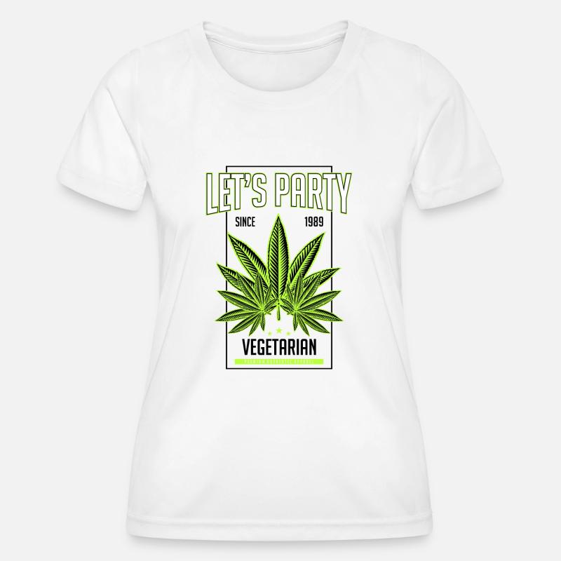 Lets Party bright - Women's Functional T-Shirt - white