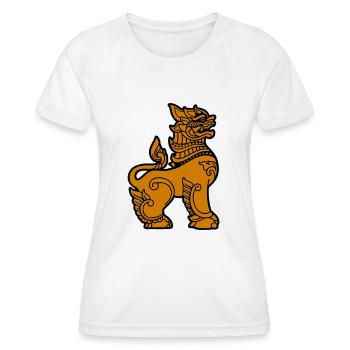 Chinthe Myanmar Myanmar - Women's Functional T-Shirt - white - Front - AI Model Female 172 dark (172cm)