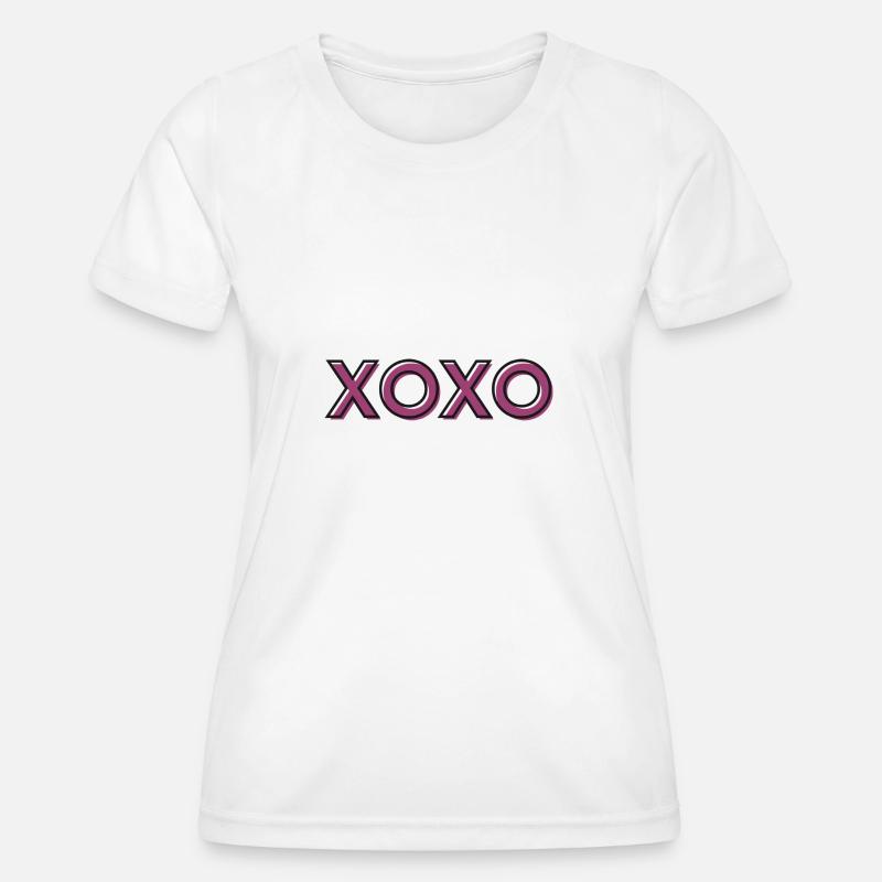 xoxo - Women's Functional T-Shirt - white