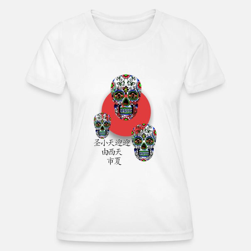 CALAVERA - Women's Functional T-Shirt - white