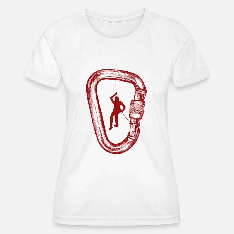 climber - Women's Functional T-Shirt - white