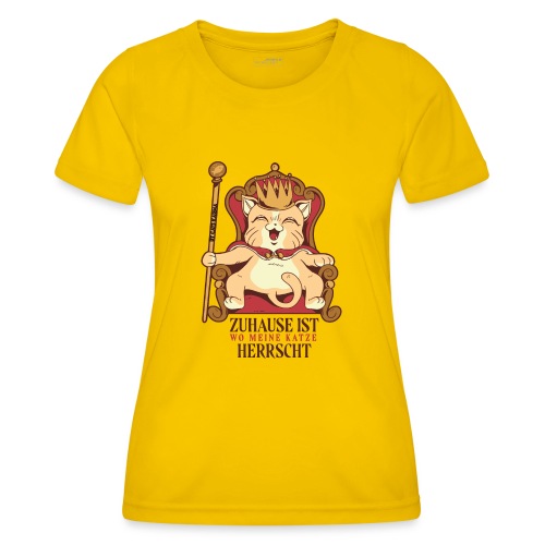 CATS KARMA - Frauen Funktions-T-Shirt