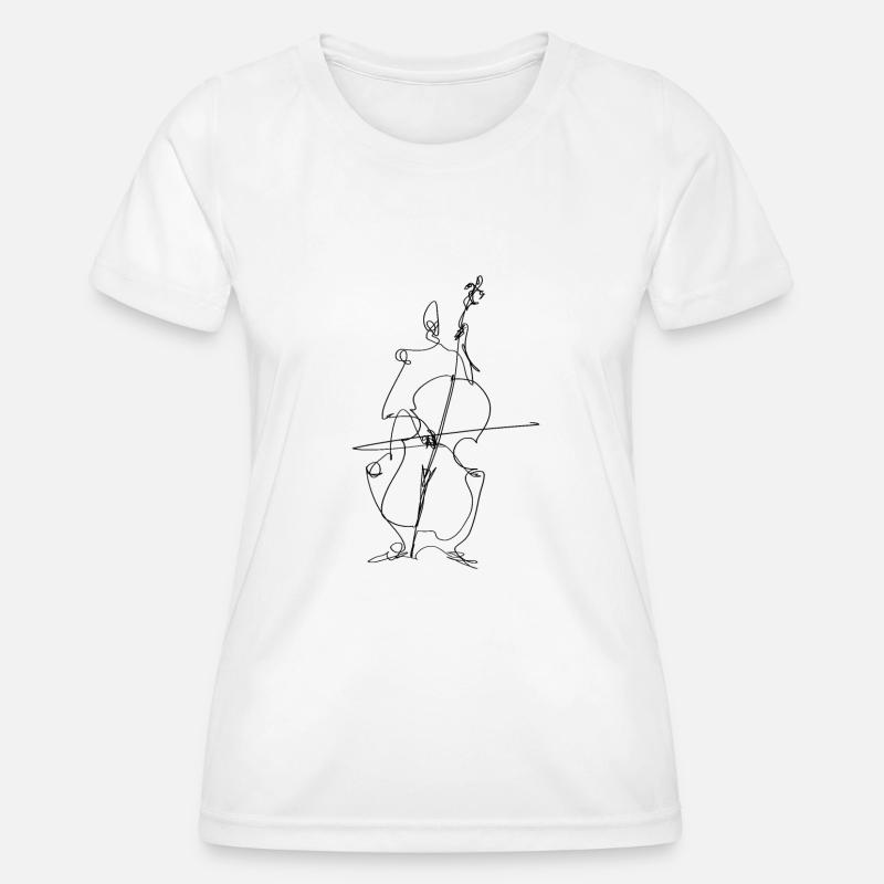 cello06 - Women's Functional T-Shirt - white
