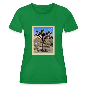 Joshua Tree National Park - Women's Functional T-Shirt - kelly green - Front - AI Model Female 172 dark (172cm)
