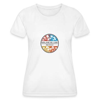 San Jose del Cabo Mexiko Palme stilvoll - Frauen Funktions-T-Shirt - Weiß - Vorne - AI Model Female 172 dark (172cm)
