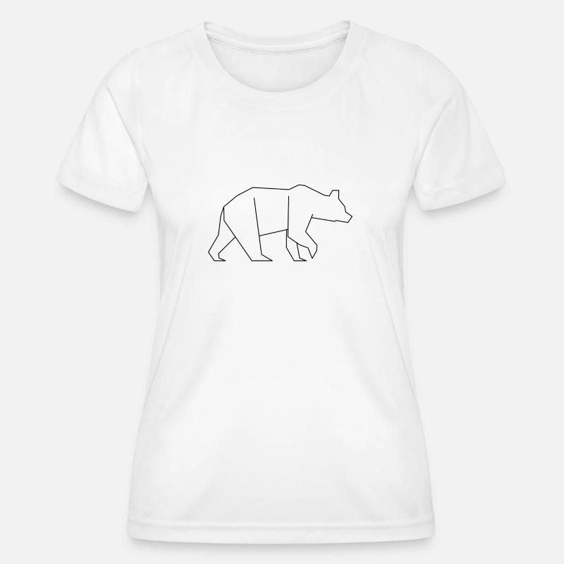 bear - Women's Functional T-Shirt - white