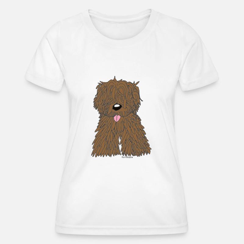 pdae original choco - Women's Functional T-Shirt - white