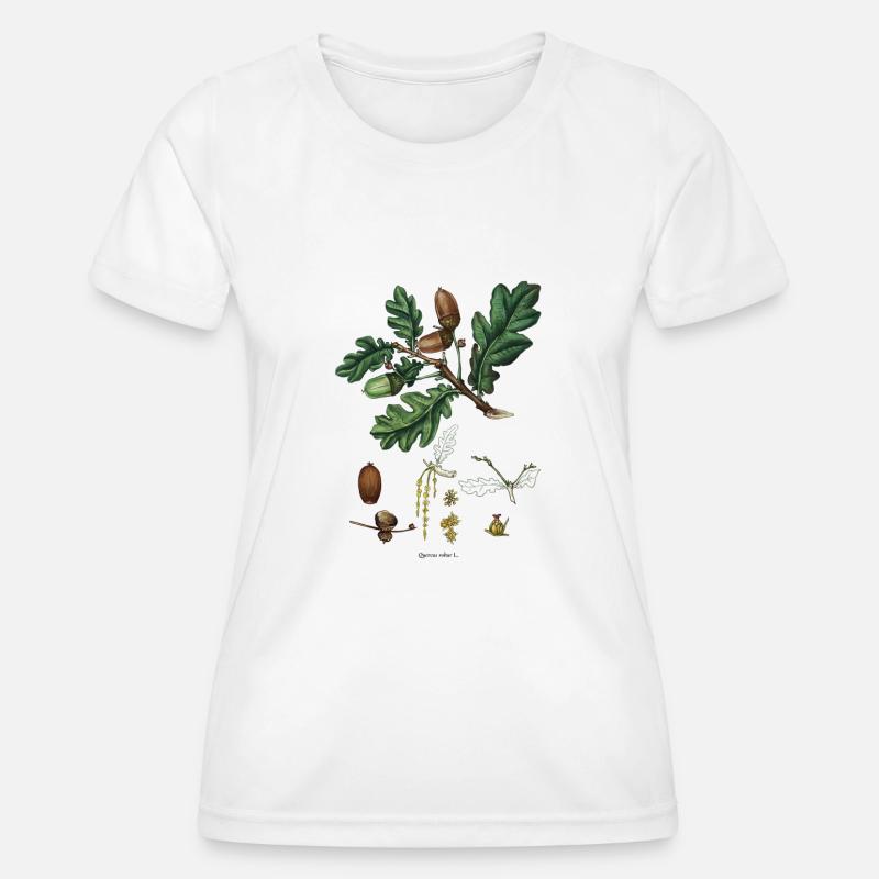 Oak - Women's Functional T-Shirt - white