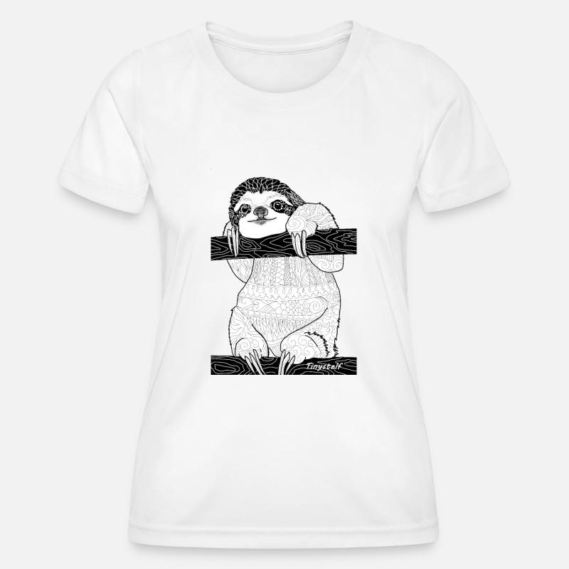 lazy - Women's Functional T-Shirt - white