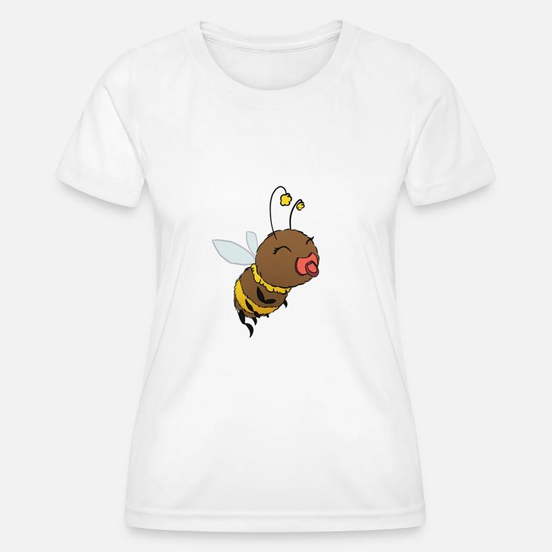 Cute Bumblebee Pacifier - Women's Functional T-Shirt - white
