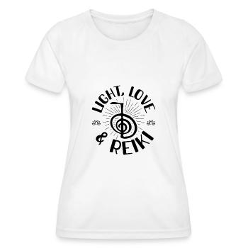 Spiritualité - T-shirt sport Femme - blanc - Devant - AI Model Female 172 dark (172cm)