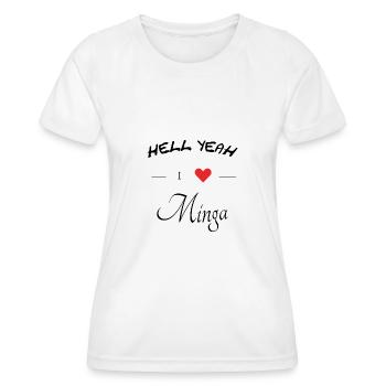 München Minga Bayern - Frauen Funktions-T-Shirt - Weiß - Vorne - AI Model Female 172 dark (172cm)