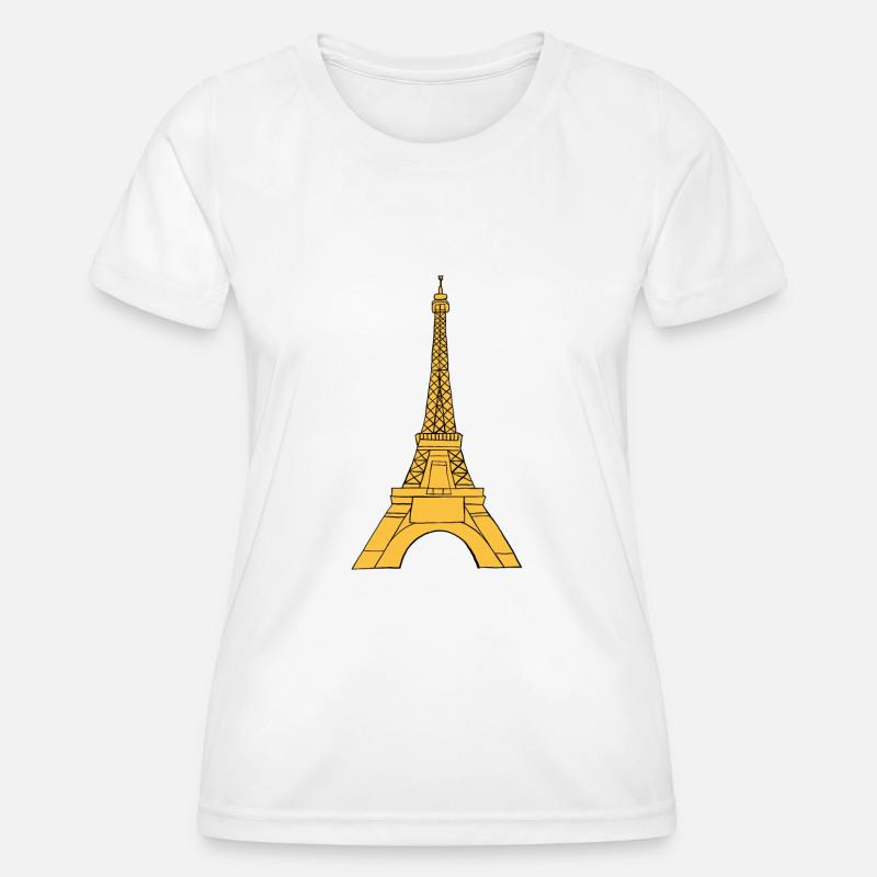 Eiffel Tower - Women's Functional T-Shirt - white