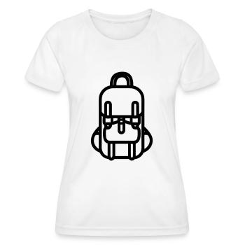Sac à dos - T-shirt sport Femme - blanc - Devant - AI Model Female 172 dark (172cm)
