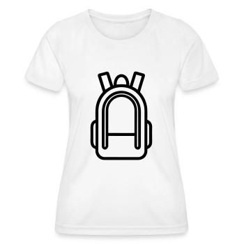 Backpack - Women's Functional T-Shirt - white - Front - AI Model Female 172 dark (172cm)