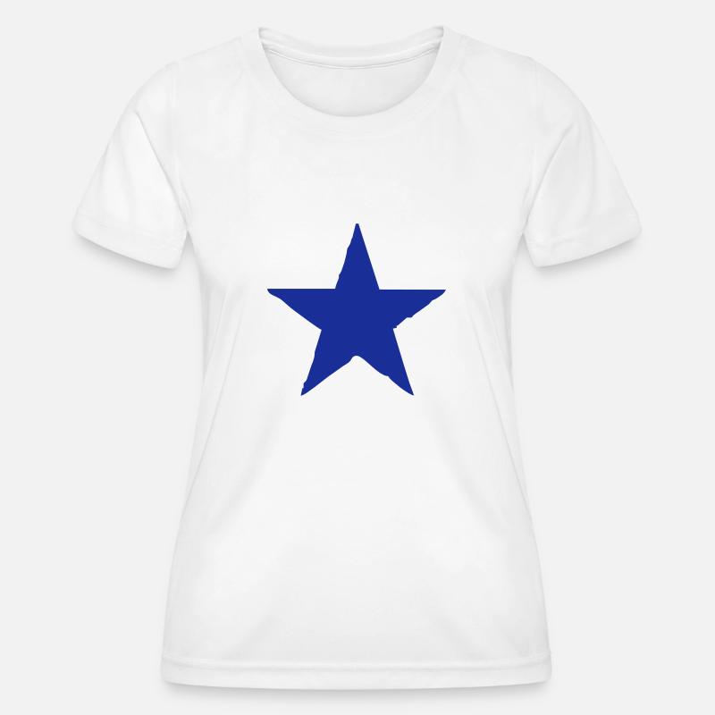 star - Women's Functional T-Shirt - white