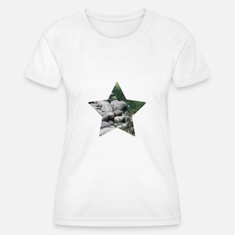 Nature star - Women's Functional T-Shirt - white