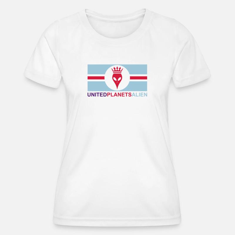 United Planets Alien - Women's Functional T-Shirt - white