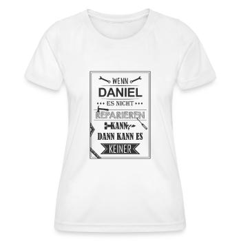 Reparieren Daniel 1 - Frauen Funktions-T-Shirt - Weiß - Vorne - AI Model Female 172 dark (172cm)