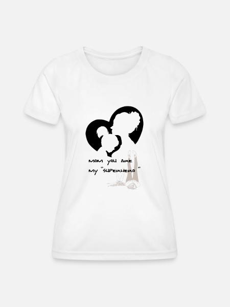 Mutter Tochter - Frauen Funktions-T-Shirt - Weiß