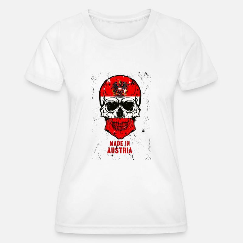 Made in Austria Hell coole-shirts ch/at - Women's Functional T-Shirt - white
