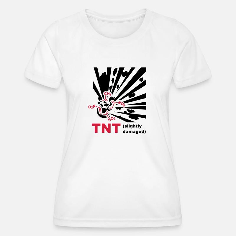 TNT - Explosion - Women's Functional T-Shirt - white