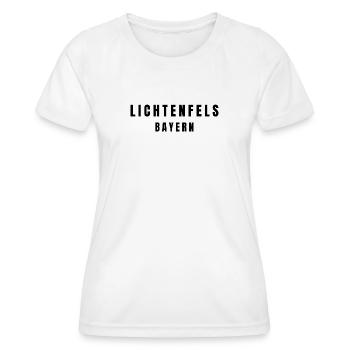 Lichtenfels, Bavière - T-shirt sport Femme - blanc - Devant - AI Model Female 172 dark (172cm)