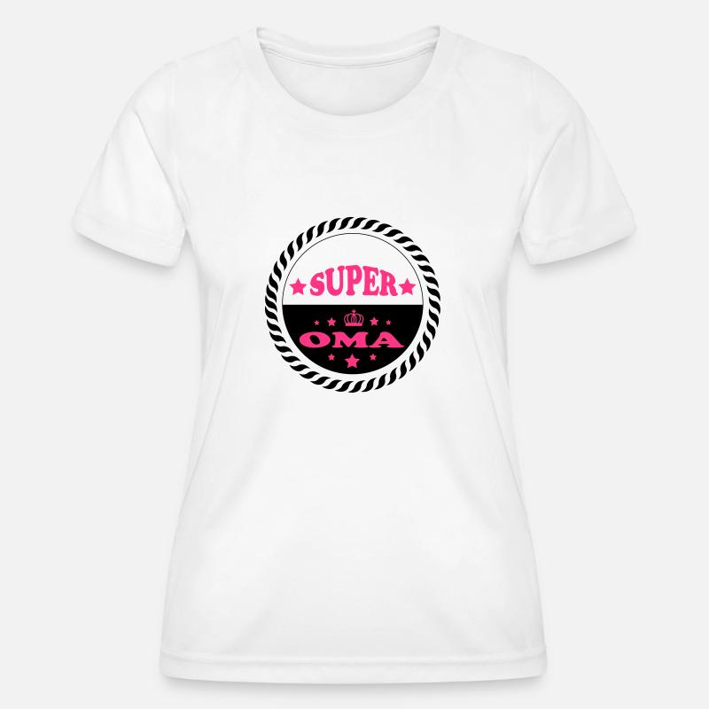 Super oma 111 - Women's Functional T-Shirt - white