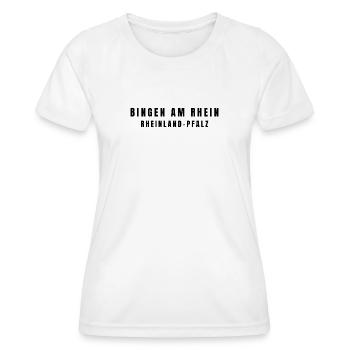 Bingen am Rhein Rheinland-Pfalz - Frauen Funktions-T-Shirt - Weiß - Vorne - AI Model Female 172 dark (172cm)