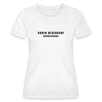 Hohen Neuendorf Brandenburg - Frauen Funktions-T-Shirt - Weiß - Vorne - AI Model Female 172 dark (172cm)