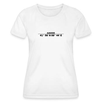 Ajaccio coordinates - Women's Functional T-Shirt - white - Front - AI Model Female 172 dark (172cm)