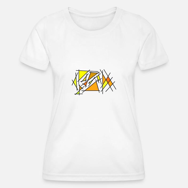 Yellow corner - Women's Functional T-Shirt - white