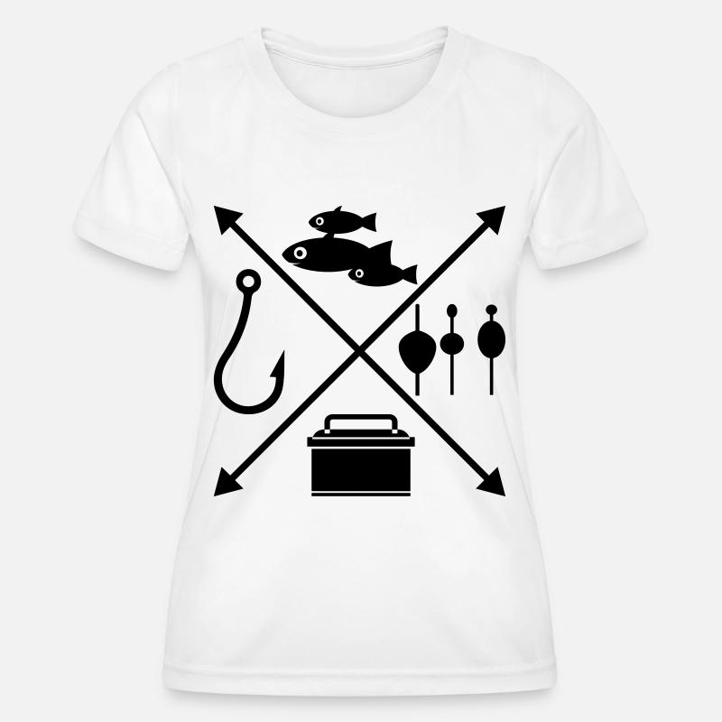 angling - Women's Functional T-Shirt - white