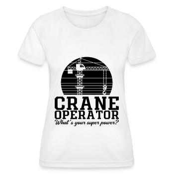 Grutier Grutier Ouvrier de la construction Idée cadeau - T-shirt sport Femme - blanc - Devant - AI Model Female 172 dark (172cm)