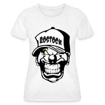 Rostock Clown - Frauen Funktions-T-Shirt - Weiß - Vorne - AI Model Female 172 dark (172cm)