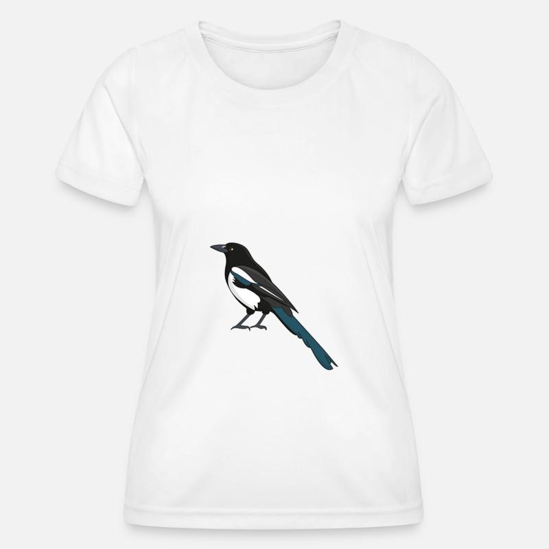 Magpie - Women's Functional T-Shirt - white