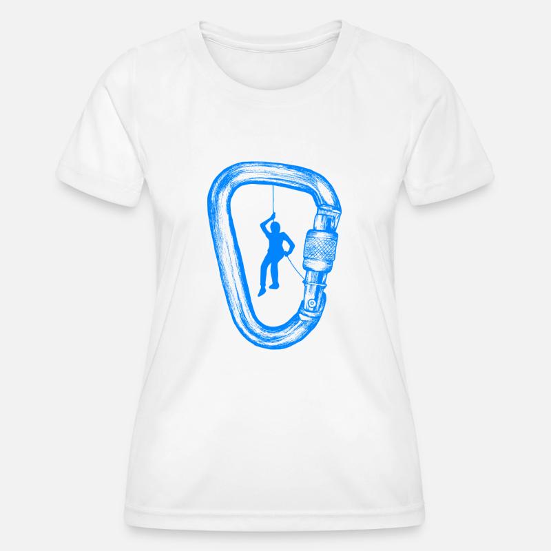 climber - Women's Functional T-Shirt - white