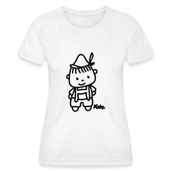 Tiroler - Frauen Funktions-T-Shirt - Weiß - Vorne - AI Model Female 172 dark (172cm)